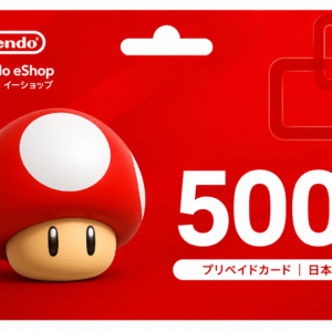 Tarjeta de saldo Nintendo eShop 500 JPY Japón código digital