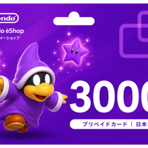 Tarjeta de saldo Nintendo eShop 3000 JPY Japón código digital